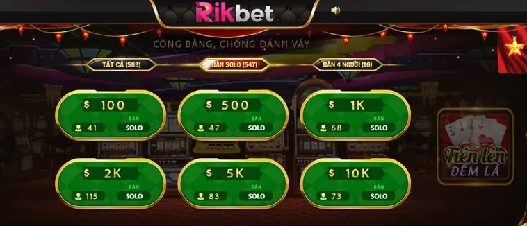 Chinh Phục Đỉnh Cao Bài Bạc Với Tiến Lên Đếm Lá Tại RikBet Siêu Chất