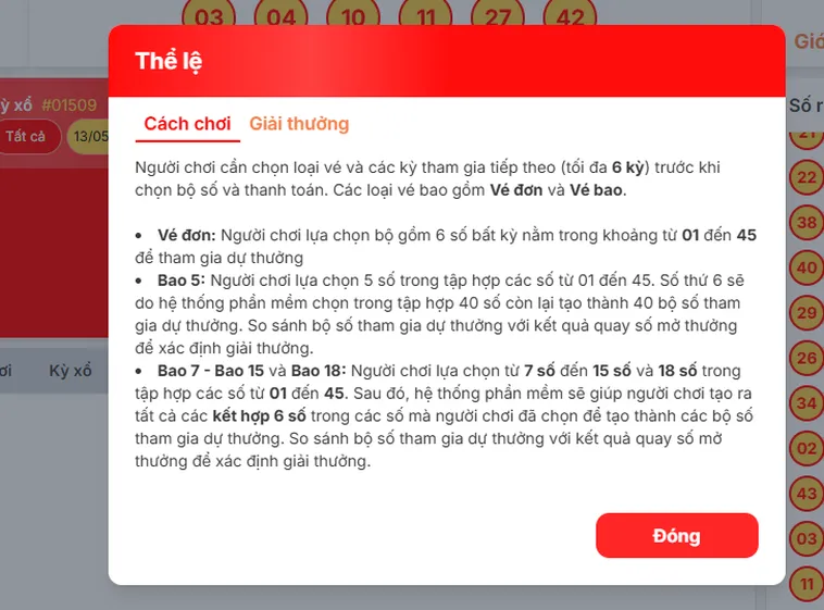 Mega 645 Tại RikBet Cơ Hội Vàng Để Chinh Phục Giải Thưởng Triệu Đô