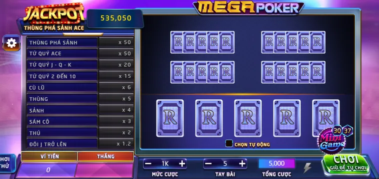 Mega Poker Tại RikBet Đỉnh Cao Giải Trí Với Cơ Hội Nhận Thưởng Cực Lớn Mỗi Ngày