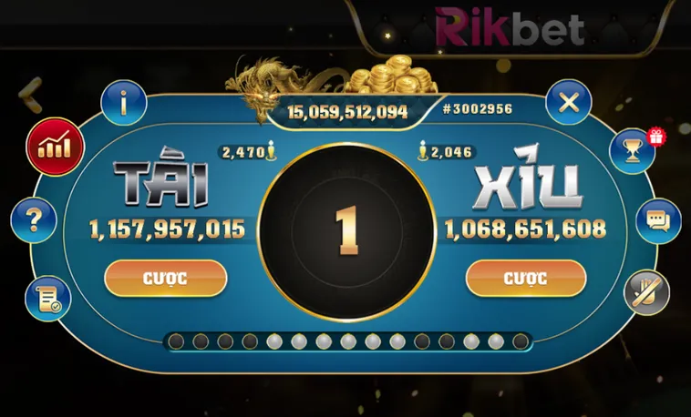 Tài Xỉu Live Tại RikBet Sảnh Cược Trực Tuyến Đỉnh Cao Với Tỷ Lệ Thưởng Khủng