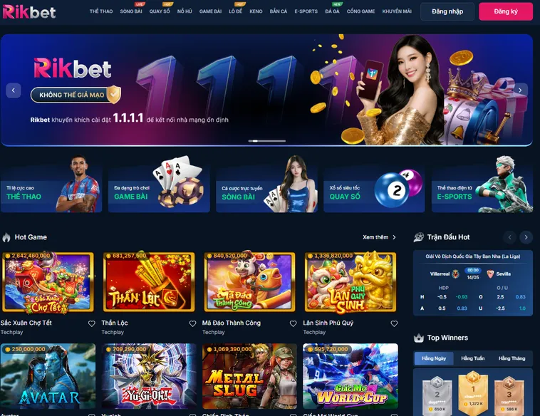 Cổng Game RikBet - Nơi Hội Tụ Đa Dạng Các Loại Trò Chơi Ăn Tiền Hấp Dẫn Nhât