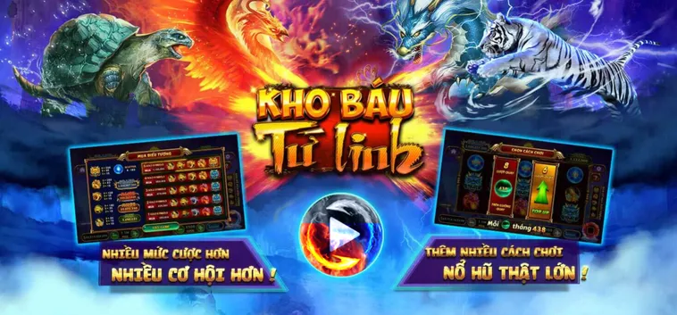 Nổ Hũ Tứ Linh Tại RikBet Đỉnh Cao Giải Trí Với Cơ Hội Thắng Lớn Mỗi Ngày